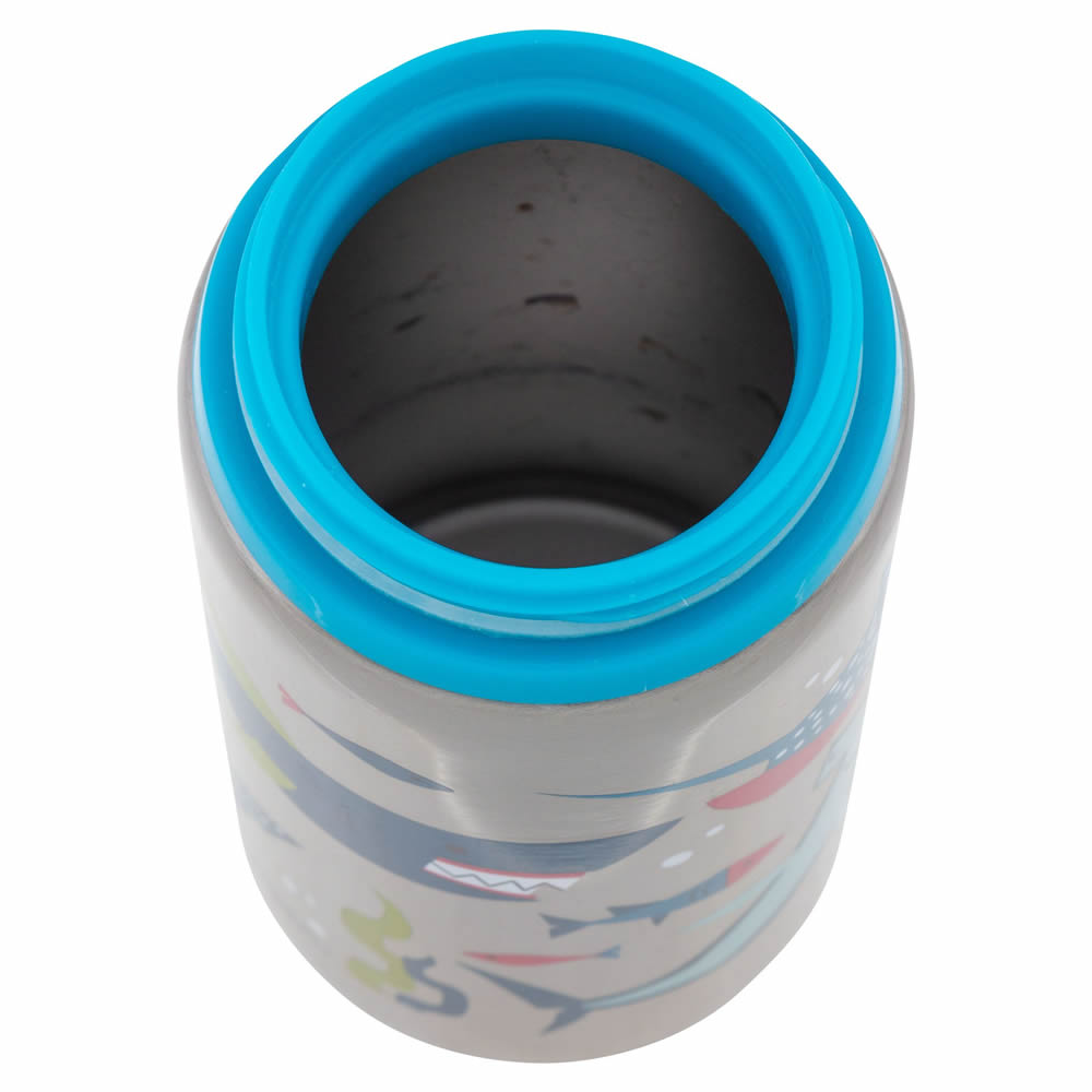 Reusable shark water bottle for children
