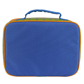Reverse side of a construction digger lunch bag