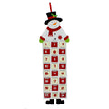 Snowman felt advent calendar