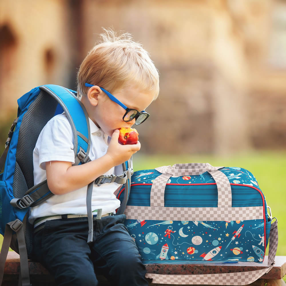 Space weekend bag for children
