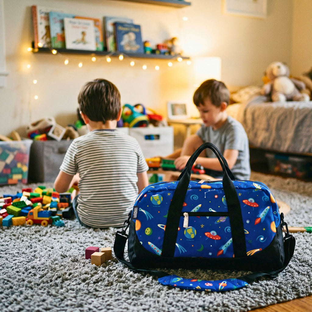 Personalised Kids Space Duffle Bag
