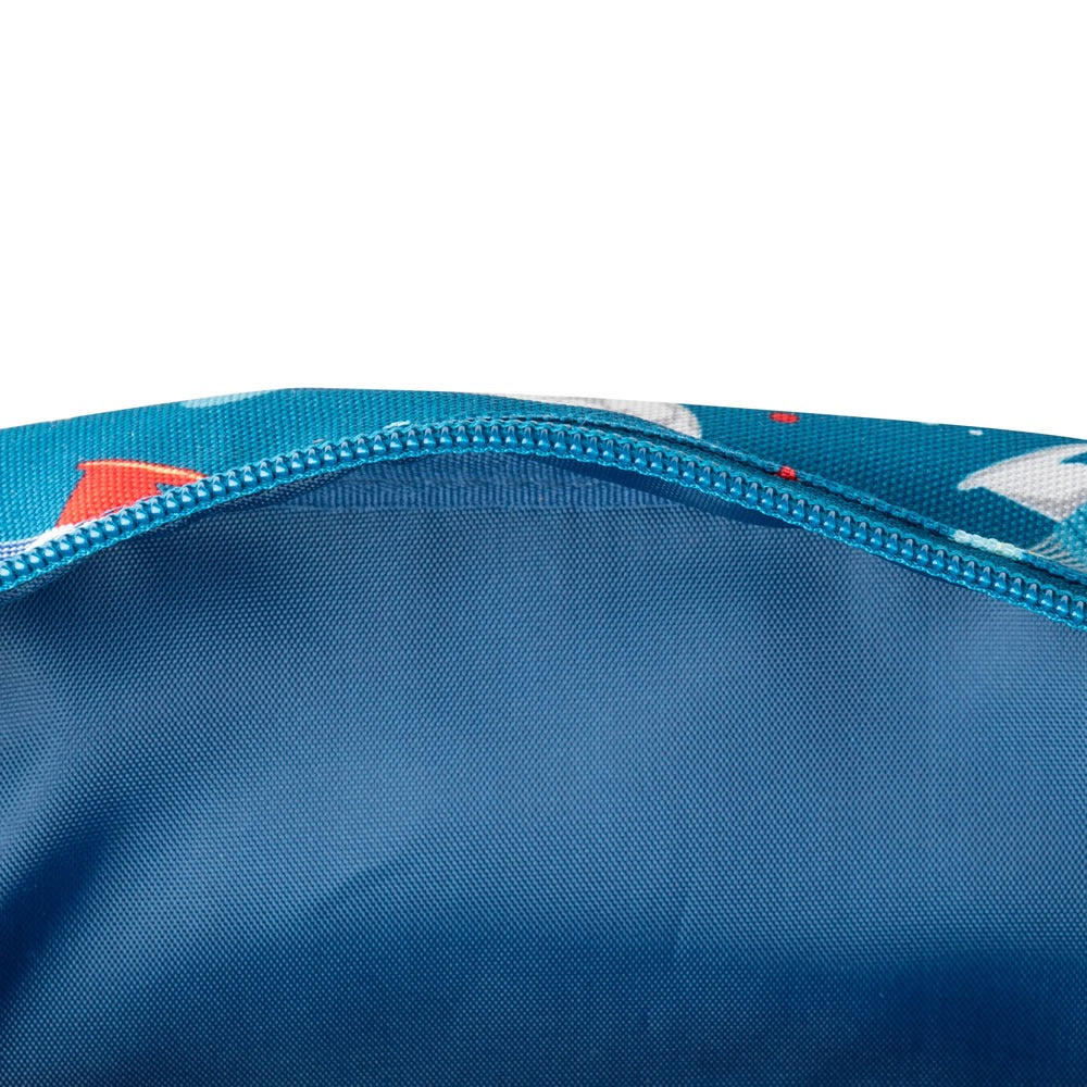 Inside of a space wash bag for children