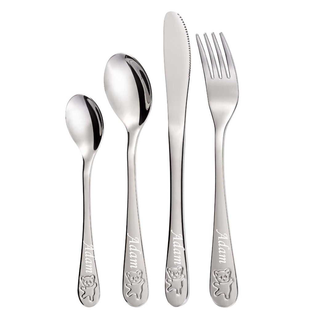 Teddy bear children’s cutlery set