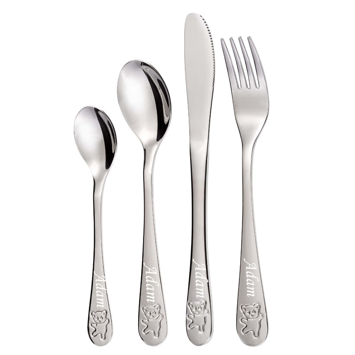 Teddy bear children’s cutlery set