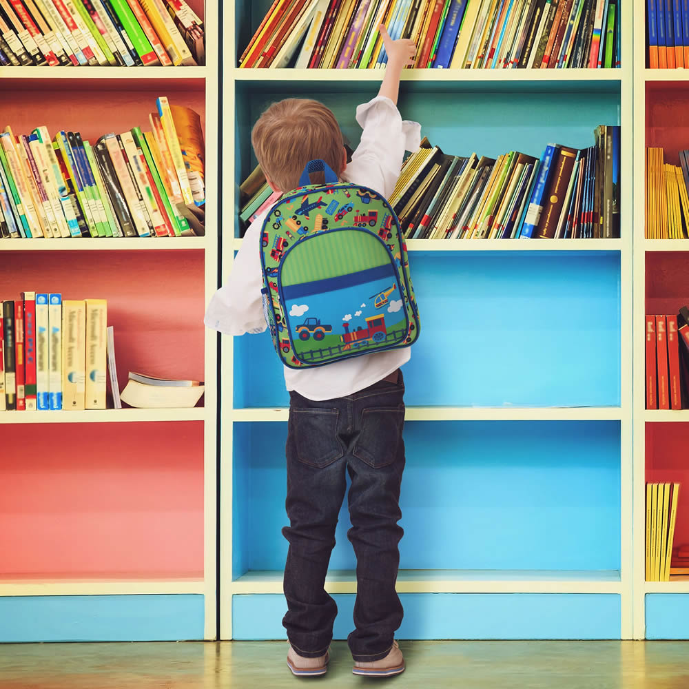 Rear view of a transport toddler backpack