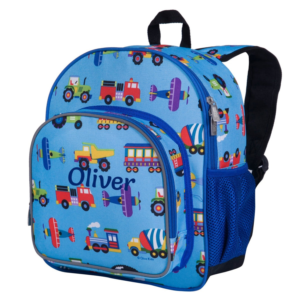 Personalised transport backpack for children
