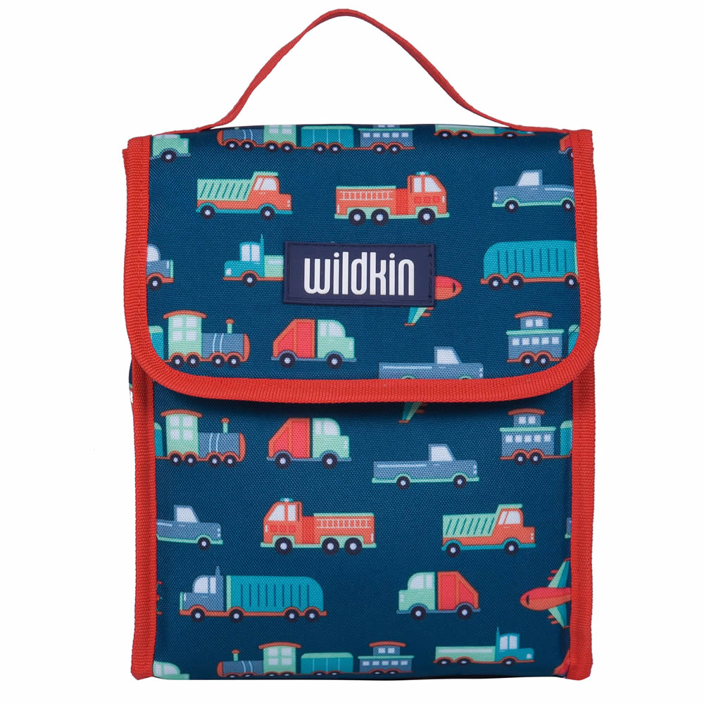 Modern transport lunch bag for children