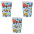 Set of three transport mugs for children
