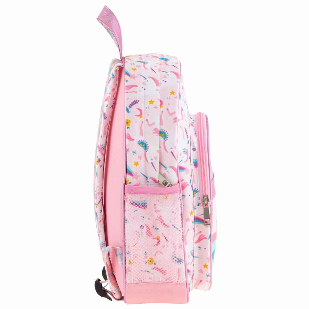 Personalised Kids Rainbow Unicorn Backpack with Water Bottle