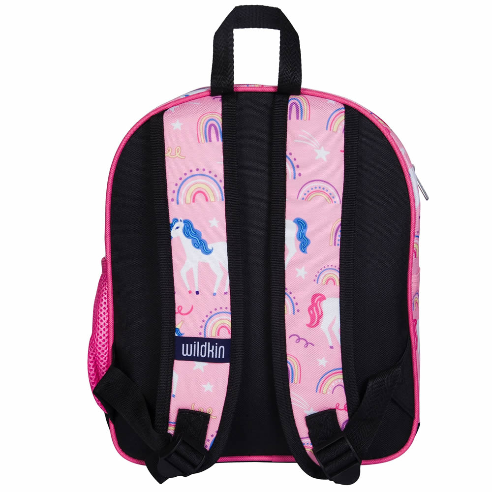 Rear view of a unicorn children’s backpack