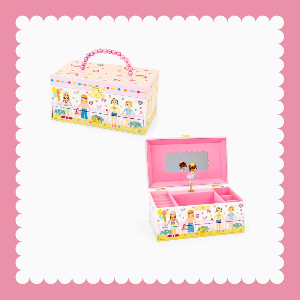 Personalised little princess jewellery box detail