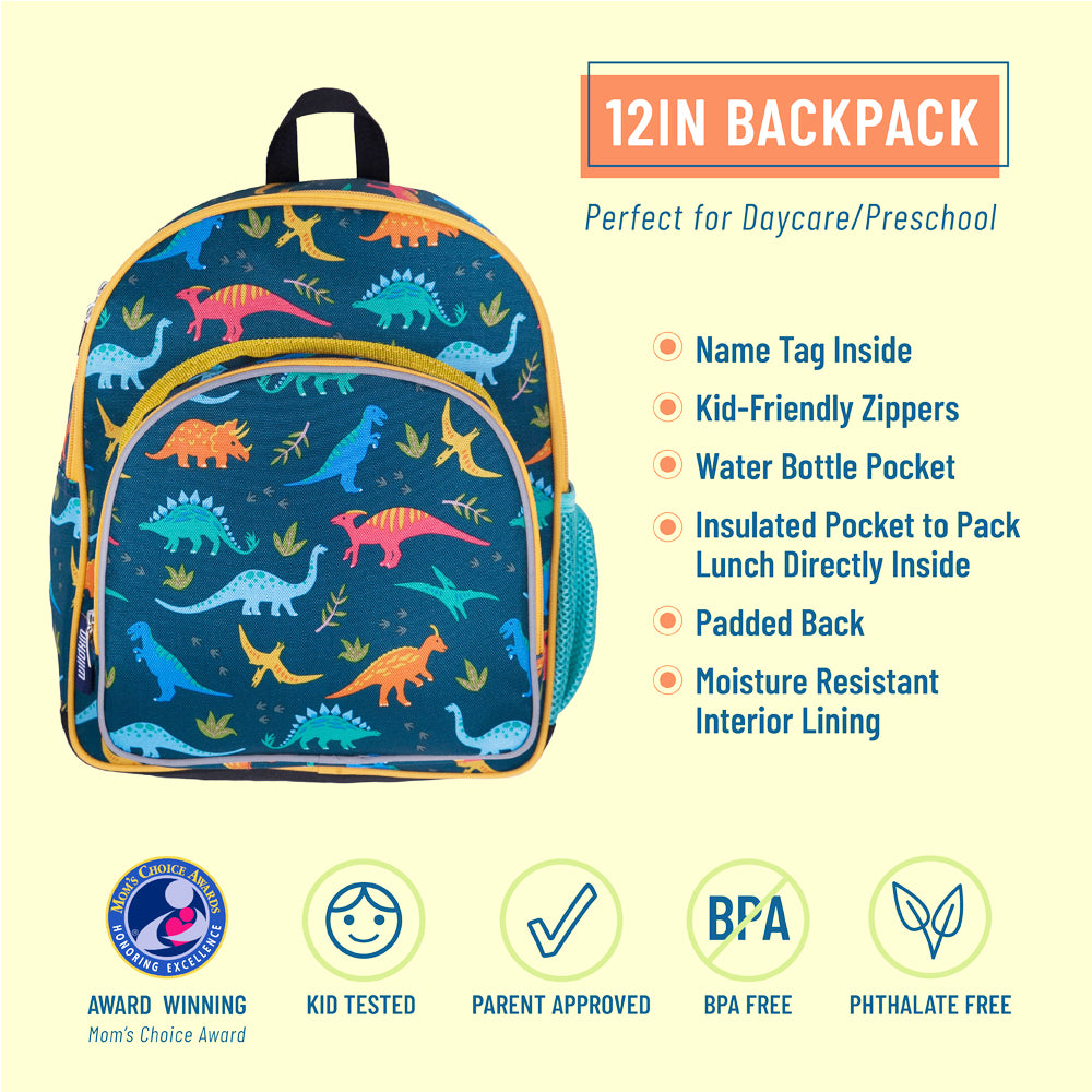Jurassic dinosaur backpack for children