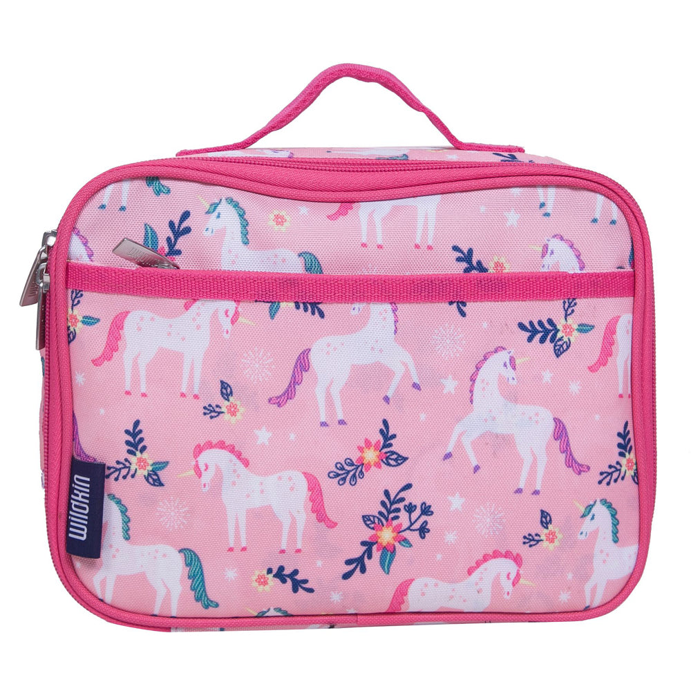 Personalised magical unicorn lunch bag for children